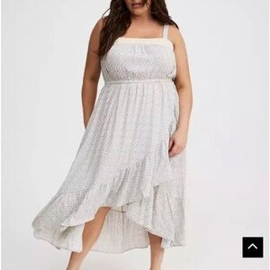 Torrid Blue Ruffle Maxi NWT